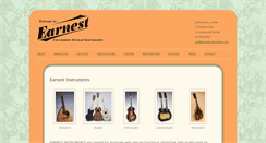 Desktop Screenshot of earnestinstruments.com