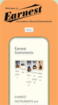 Mobile Screenshot of earnestinstruments.com